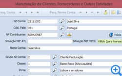 Centralgest - SEPA - Manutenção de Clientes e Fornecedores